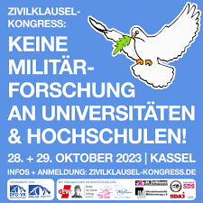 Zivilklausel-Kongress vom 28.-29.10 in Kassel
