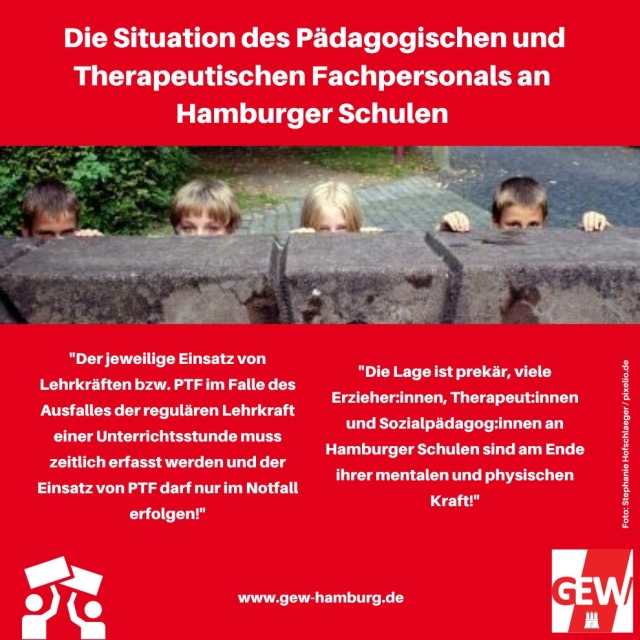 Die Situation des Pädagogischen und Therapeutischen Fachpersonals an Hamburger Schulen