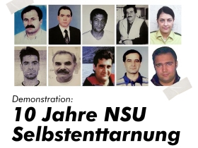 NSU-Morde aufklären - Rassismus bekämpfen - rechten Terror stoppen