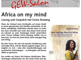 Africa on my mind – Lesung und Gespräch mit Gloria Boateng