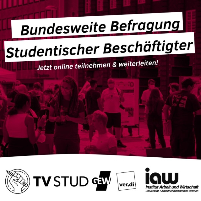 Bundesweite Befragung Studentischer Beschäftigter - Jetzt teilnehmen!