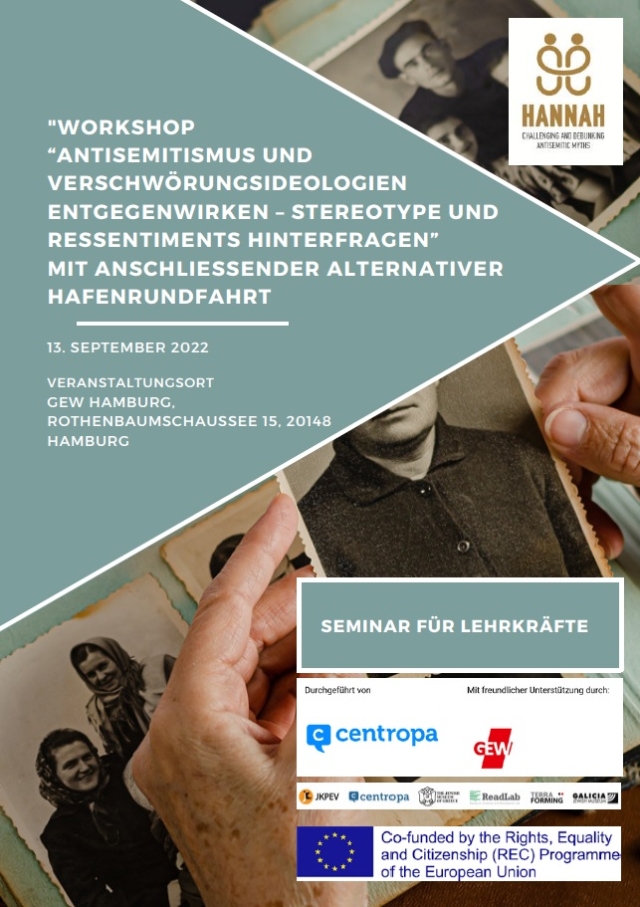Workshop “Antisemitismus und Verschwörungsideologien entgegenwirken – Stereotype und Ressentiments hinterfragen”