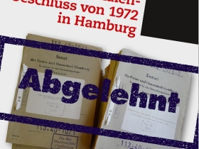 „Abgelehnt. Der Radikalenbeschluss von 1972 in Hamburg“, Rathaus Hamburg, 5. bis 27. Juli 2022
